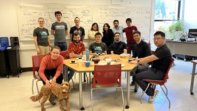 Weekly research group meeting at the Institute of Applied Mathematics at UBC