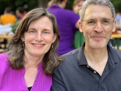 Tammy Kolda and Michael Friedlander at ICCOPT 2019