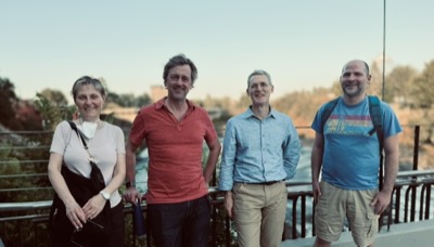 Anna Mazzucato, Jonathan Mattingly, Michael Friedlander, and Andrew Papanicolaou at SIAM AN24